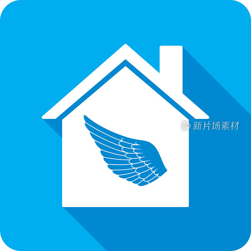 House Wing图标剪影